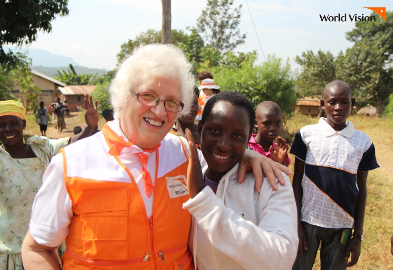 2014년 우간다 방문 시 만난 데보라