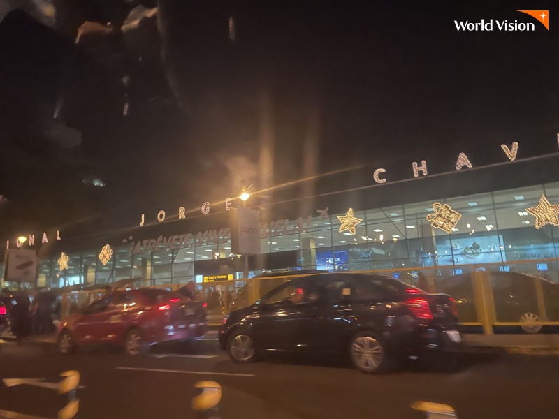 페루 리마 호르헤 차베스 국제공항 (피곤한 몸으로 택시 안에서 찍은 것이라 초점이 상당히 나가있네요^o^;;)